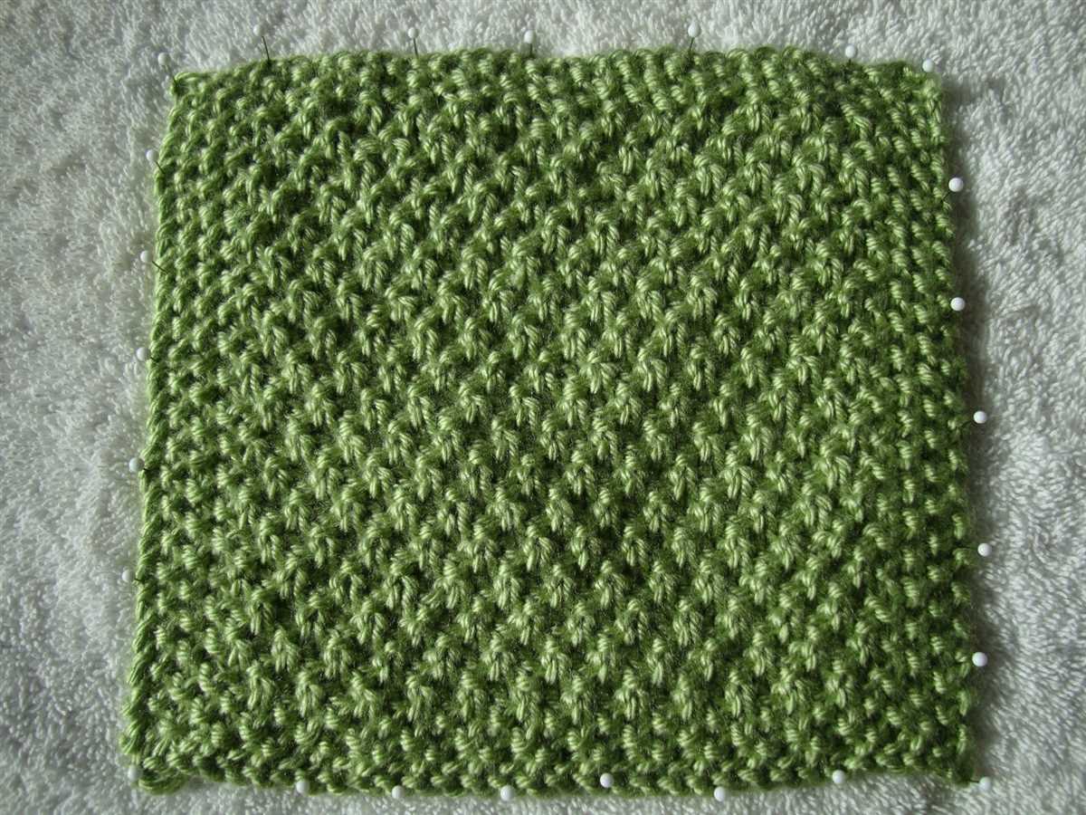 Double knit pattern