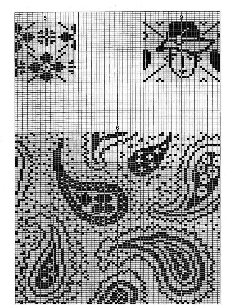 Paisley knitting pattern