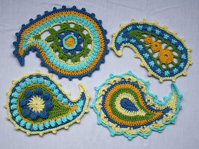 Paisley knitting pattern