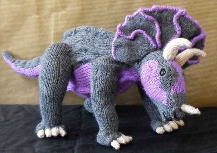 Patons dinosaur knitting pattern