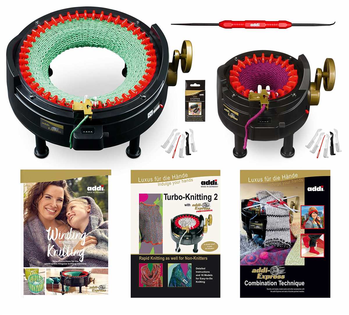Patterns for addi knitting machine