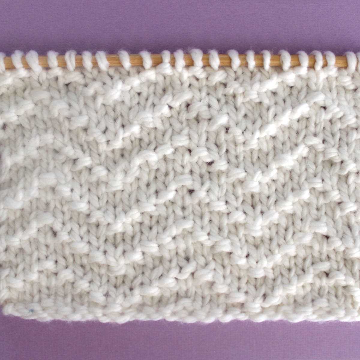 Seed knitting pattern