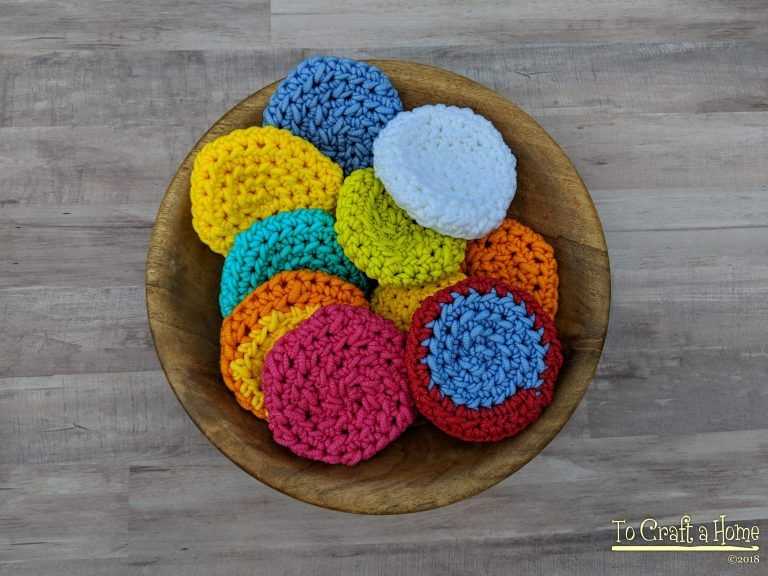 Knitted dish scrubbie pattern