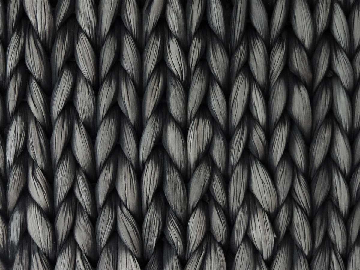 Knit rope pattern