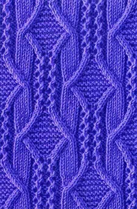 Diamond knitting pattern free