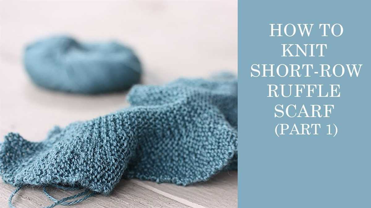Potato chip scarf knit pattern