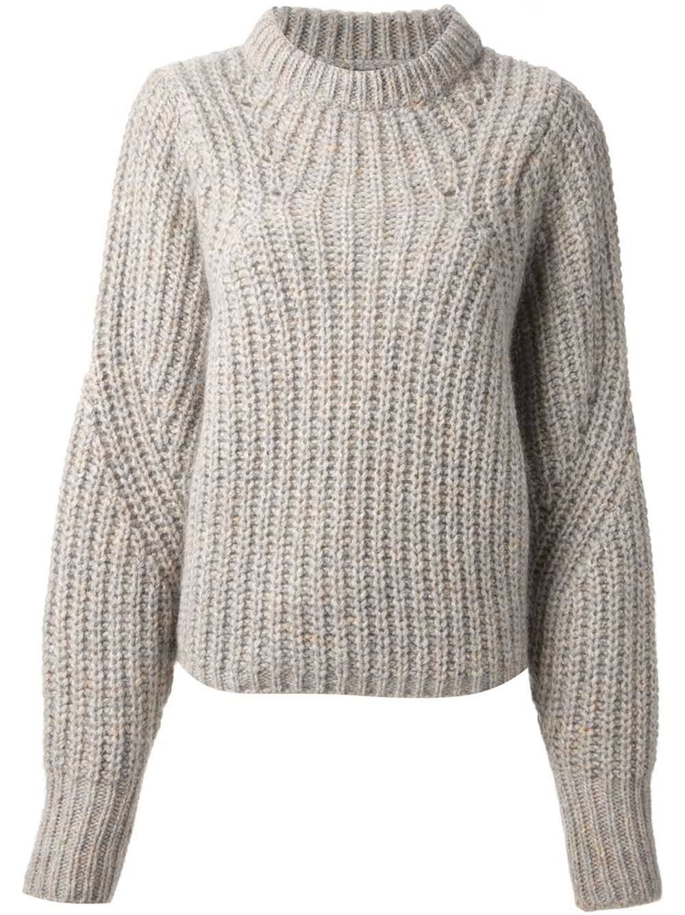 Mushroom sweater knit pattern