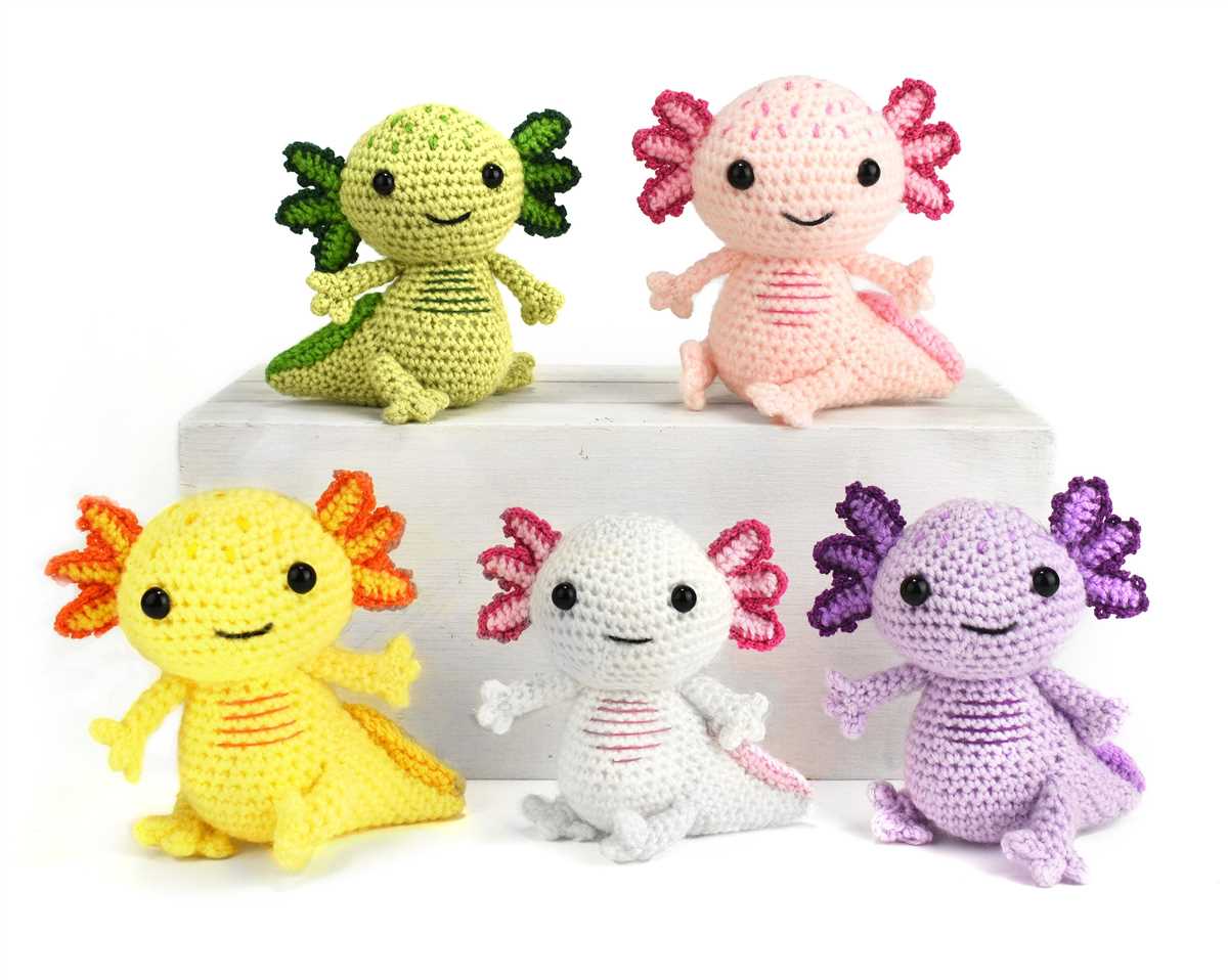 Axolotl knitting pattern
