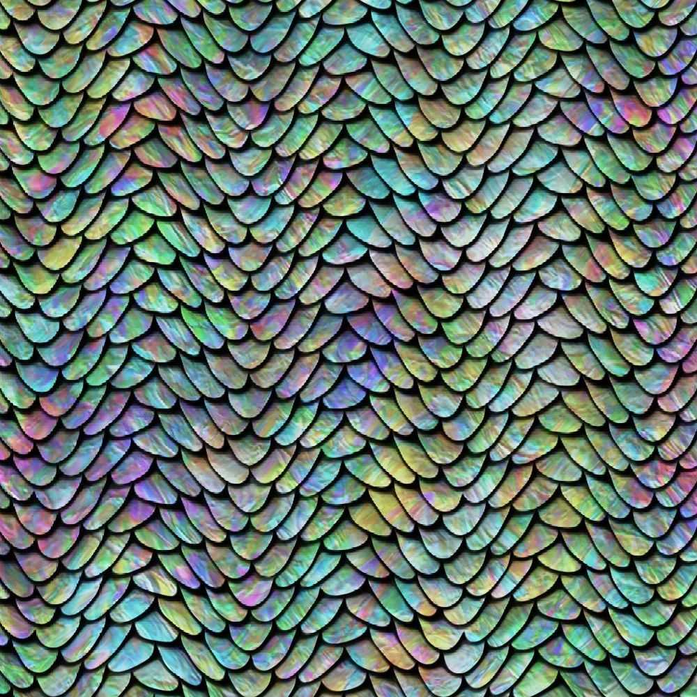 Fish scale knitting pattern
