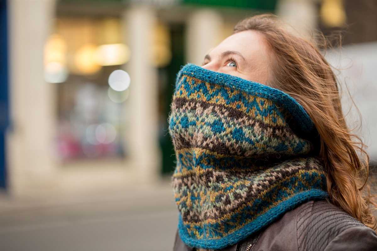 Wednesday snood knitting pattern