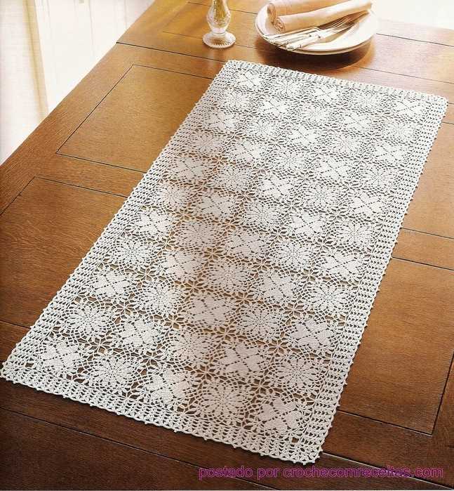 Table runner knitting pattern