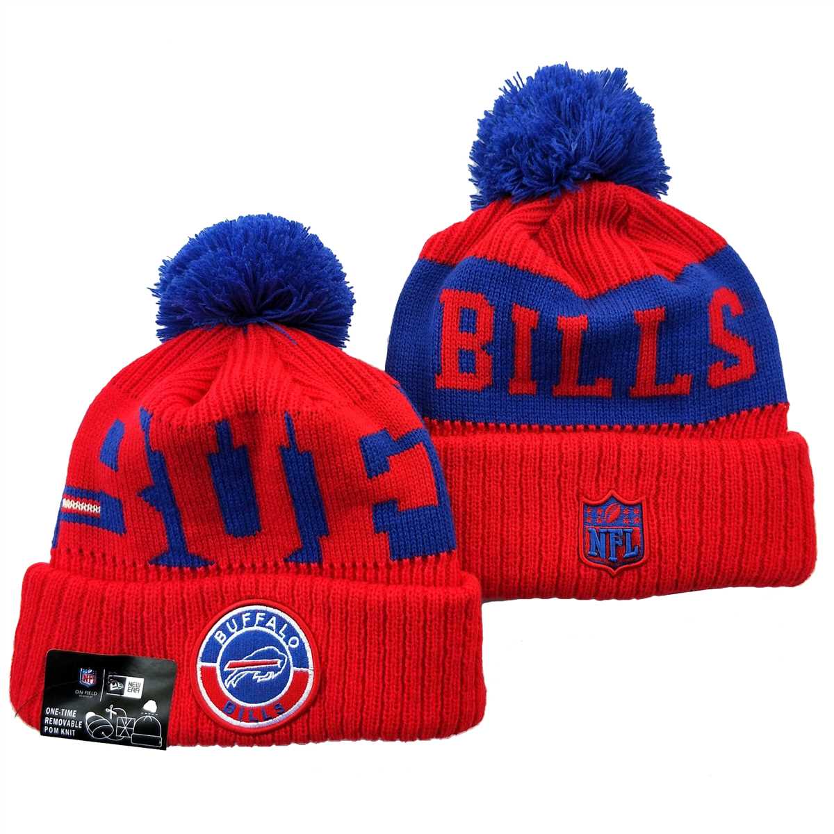 Buffalo bills knit hat pattern