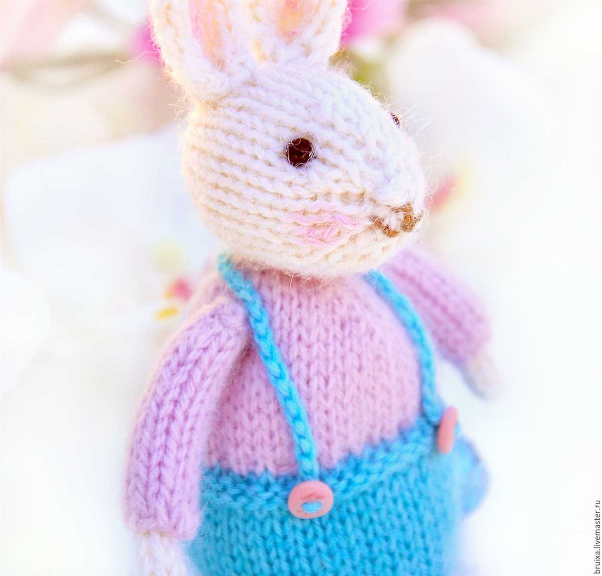 Free knitted easter bunny pattern