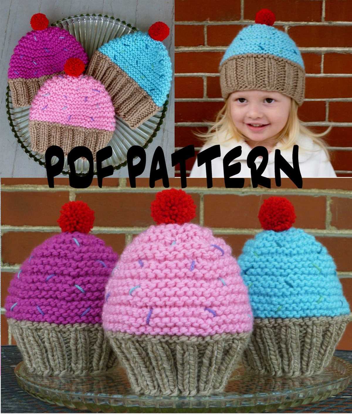 Cupcake knitting pattern