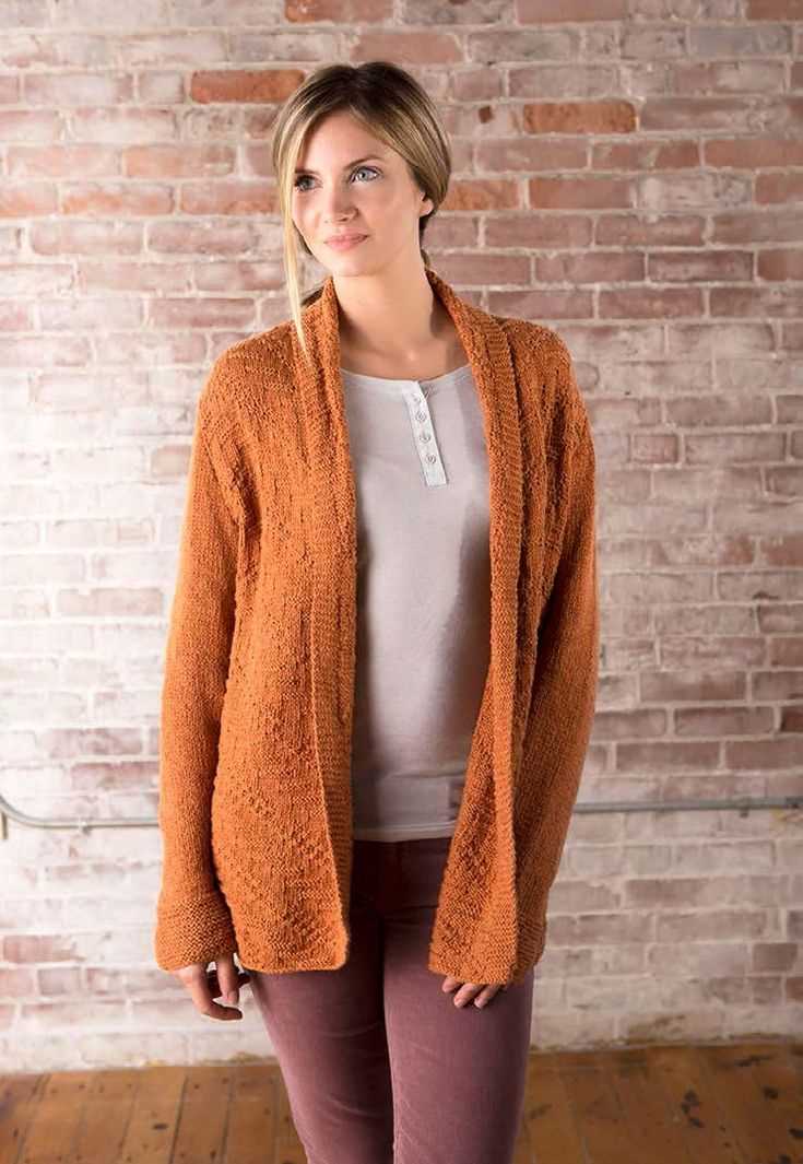 Womens hooded cardigan knitting pattern