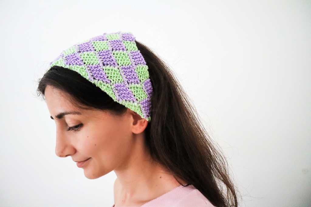 Knitted bandana pattern free