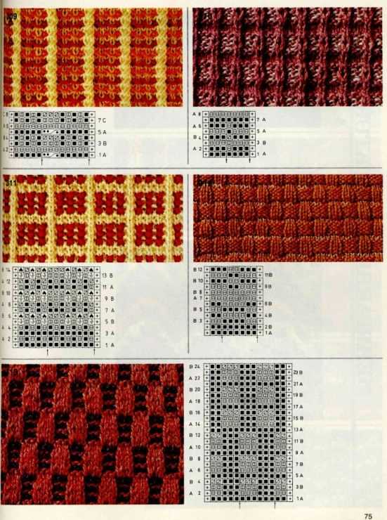 Simple mosaic knitting patterns
