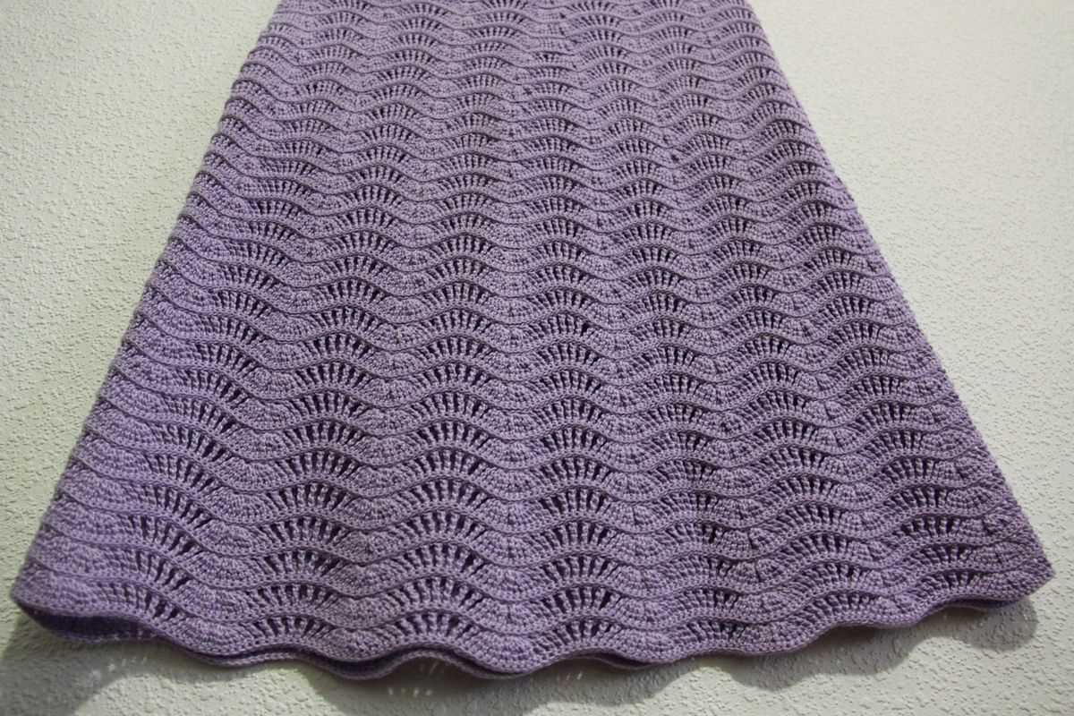 Long knit skirt pattern