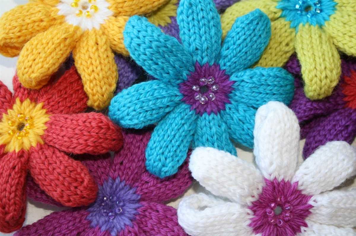 Daisy knitting pattern