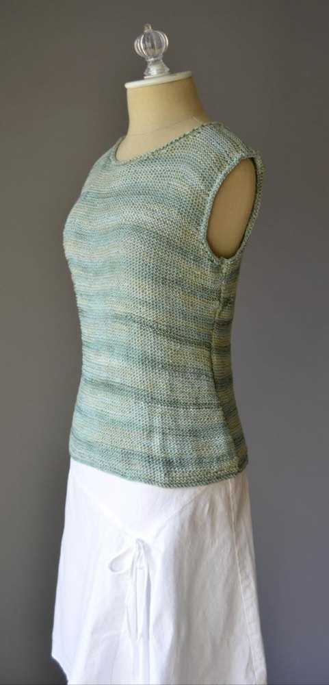 Simple tank top knitting pattern