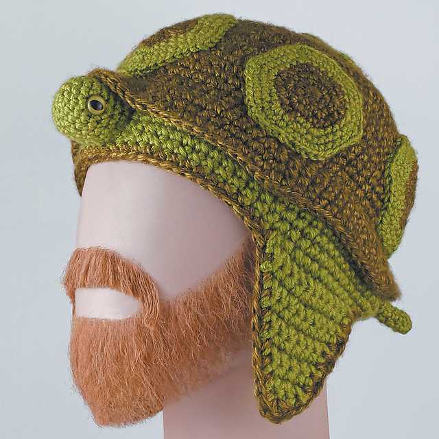 Knit turtle hat pattern