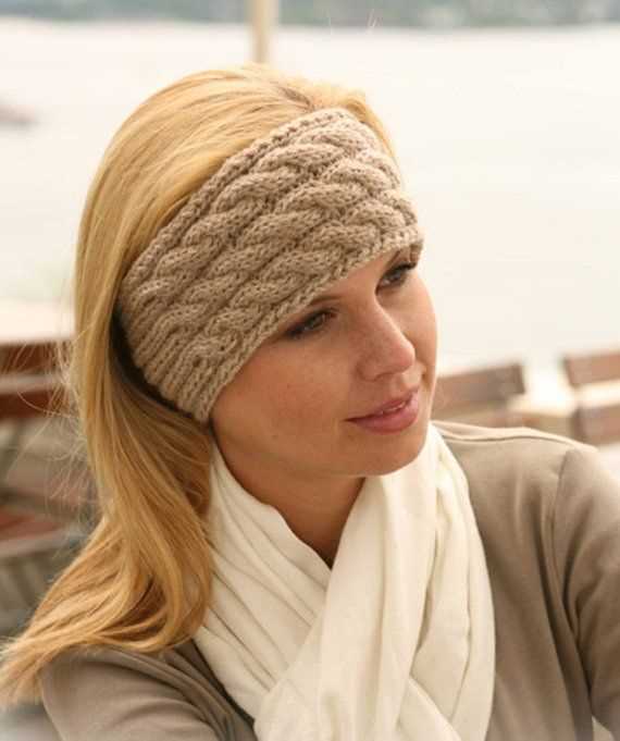 Ribbed headband knitting pattern