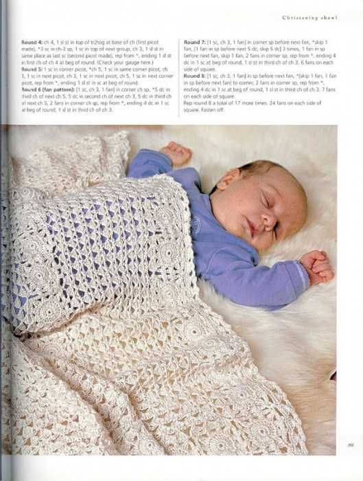 Create a Beautiful Christening Blanket with This Knitting Pattern Christening blanket knitting pattern