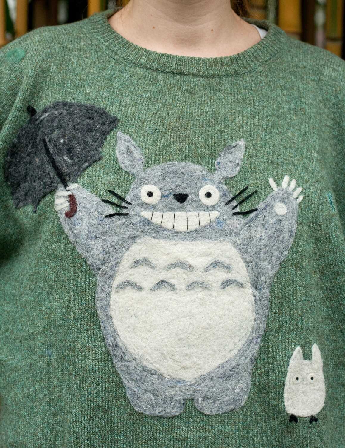 Totoro sweater knitting pattern