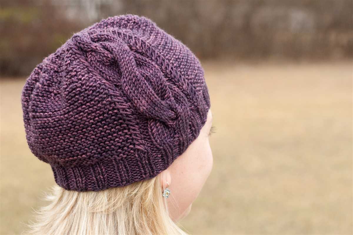 Rosebud knitting pattern