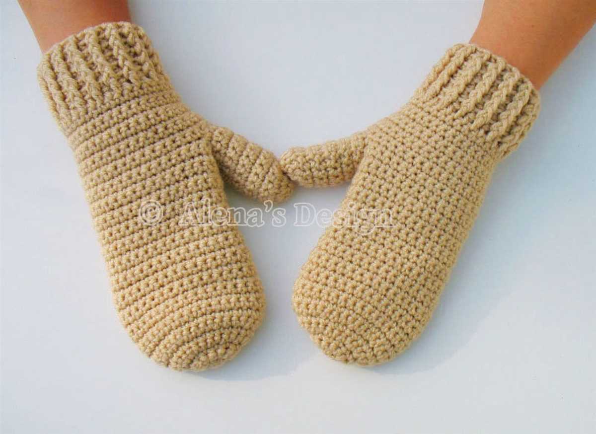 Free knitting patterns mittens adults