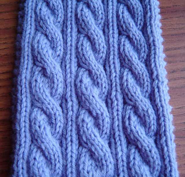 Cable scarf knitting pattern free