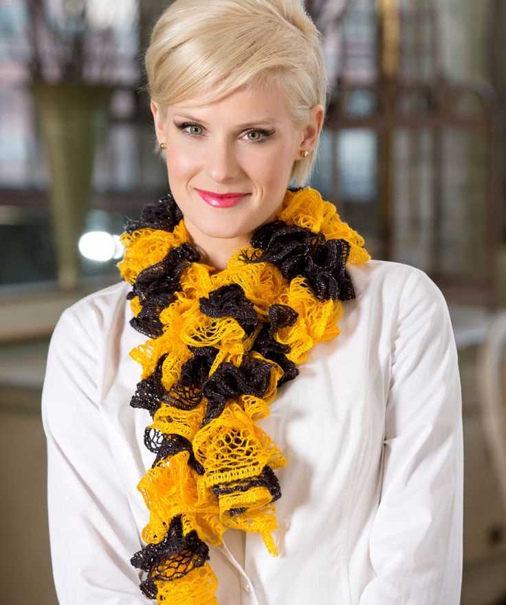 Ruffle knitting pattern