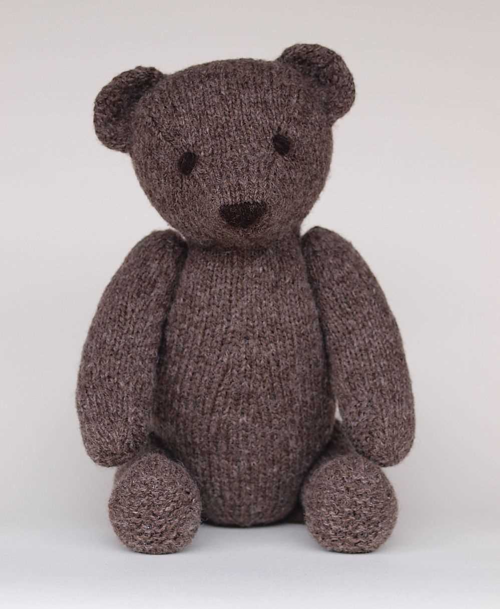 Knit teddy bear pattern