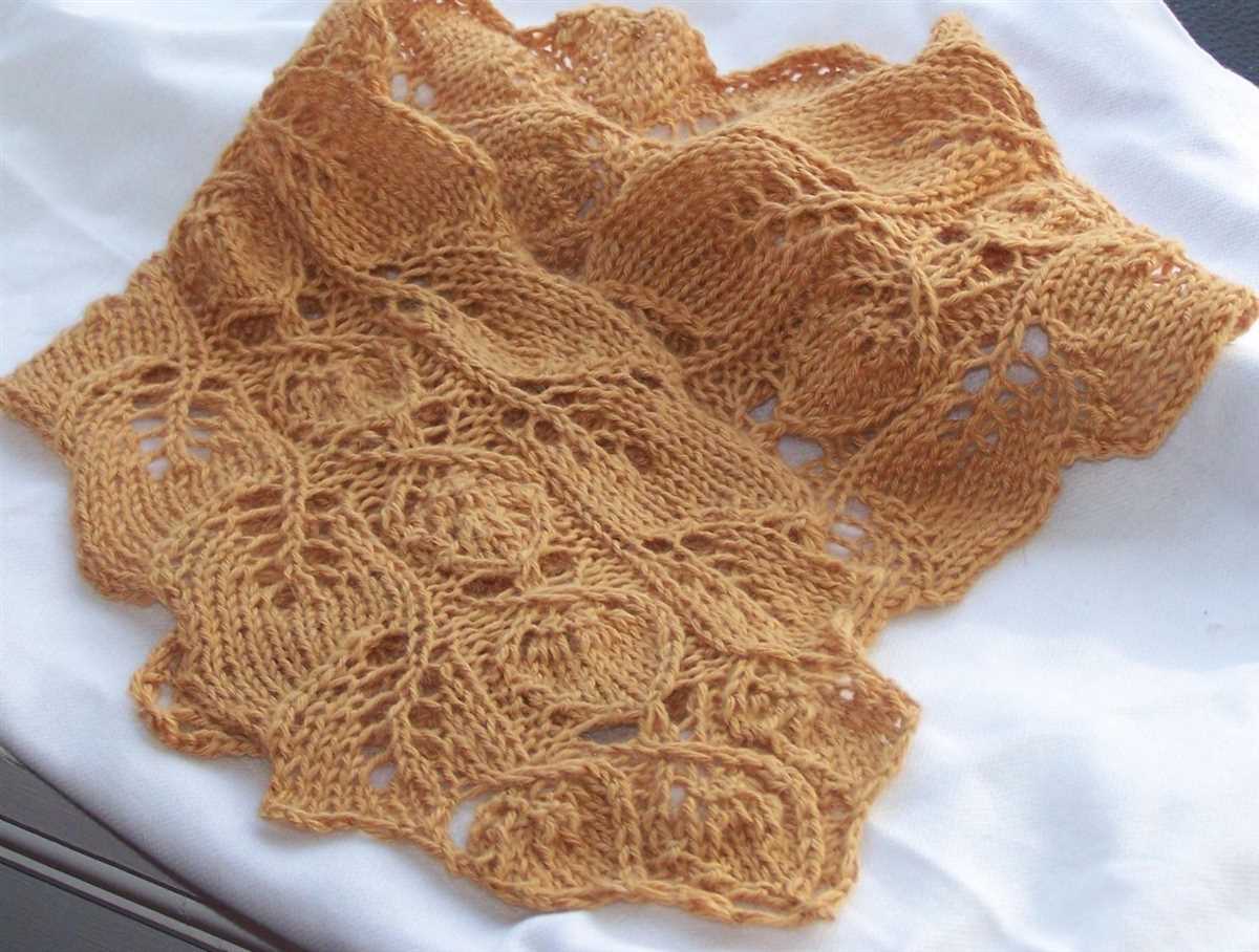 Scarf patterns knitting
