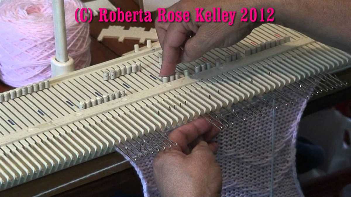 Loom knitting machine patterns
