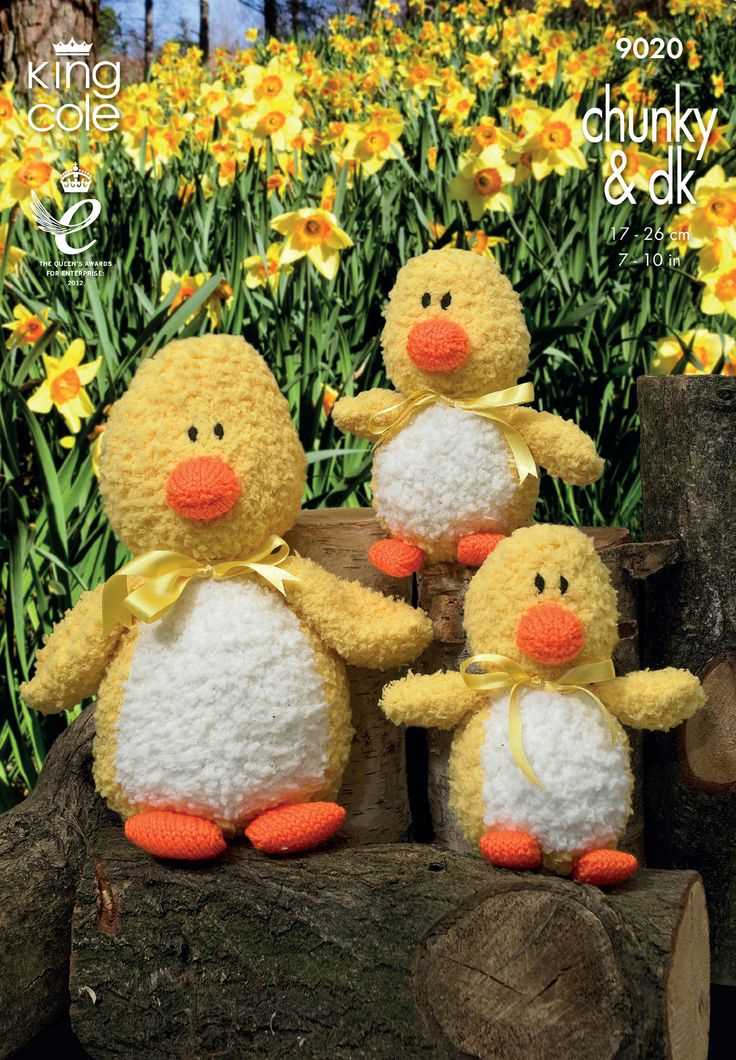 Easter duck knitting pattern