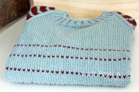 Shawl collar sweater knitting pattern