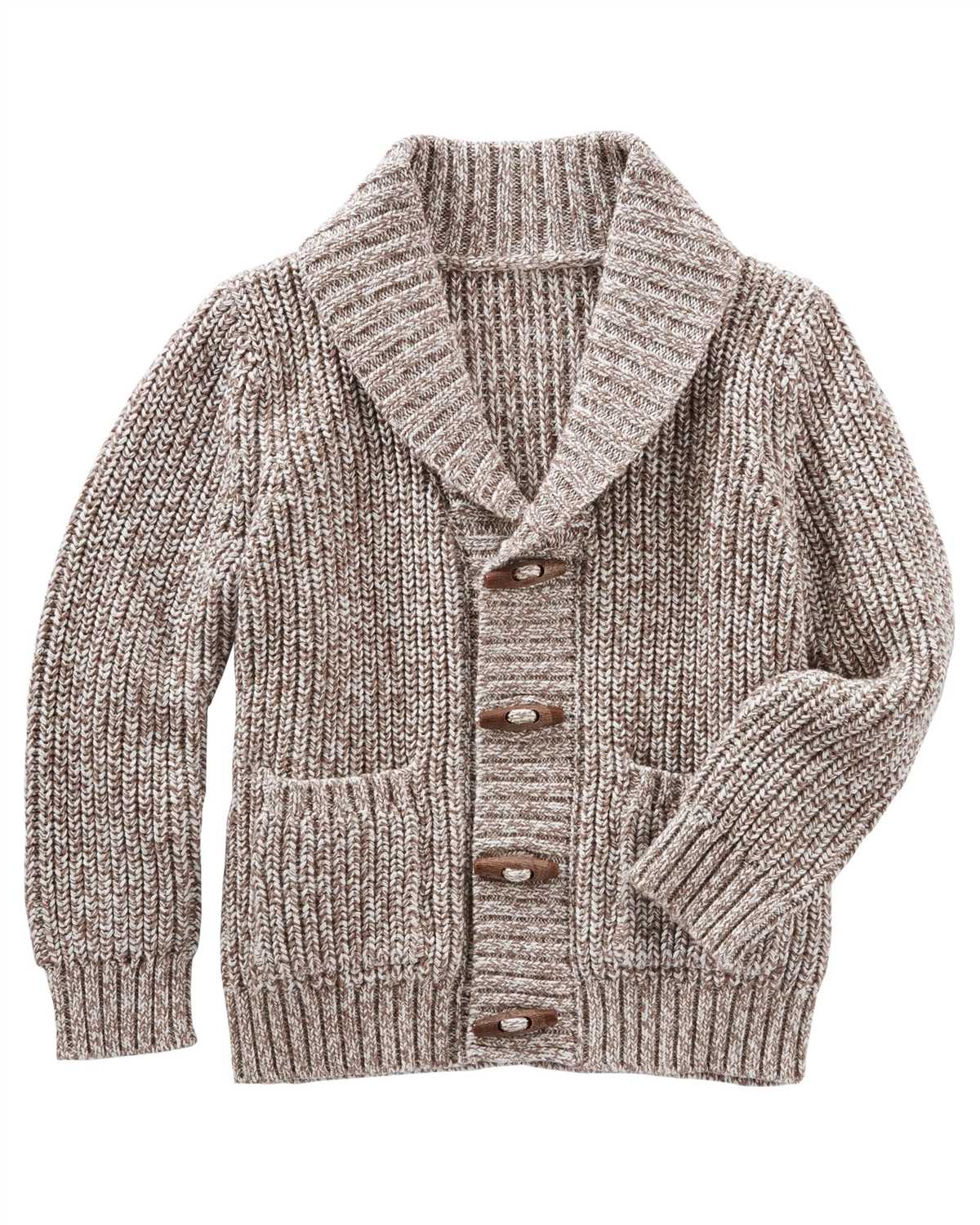 Shawl collar sweater knitting pattern