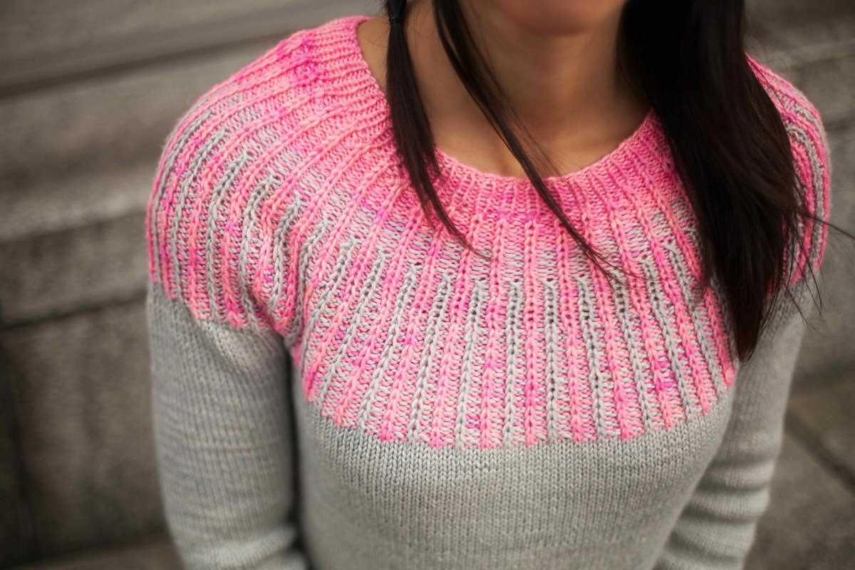 Side to side sweater knitting pattern
