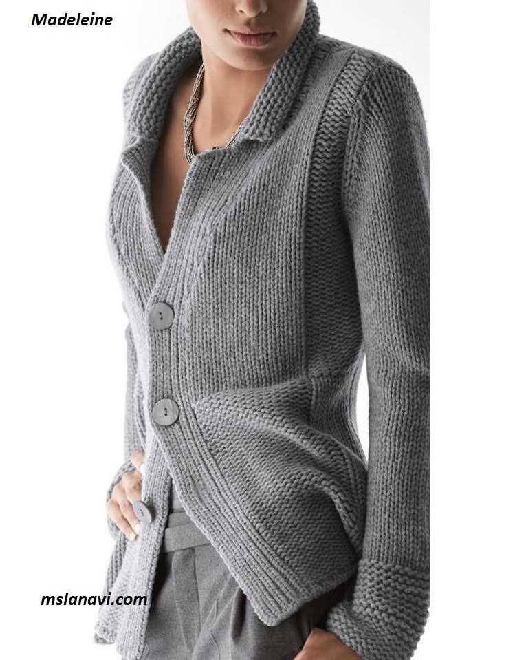 Simple cardigan knitting pattern