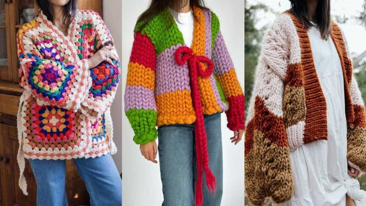Simple cardigan knitting pattern