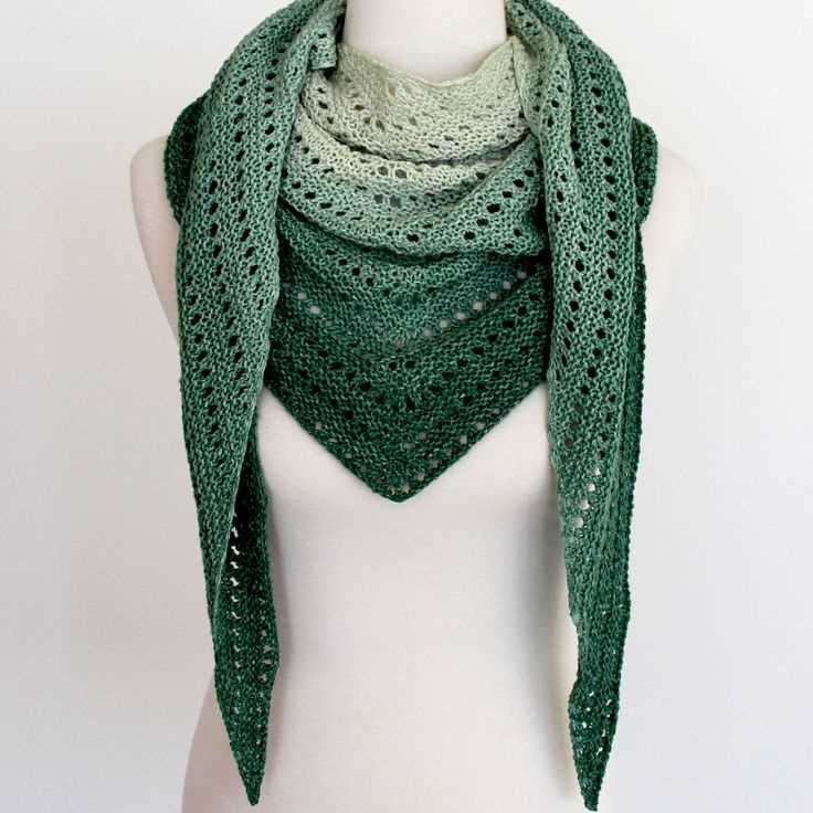 Simple knit shawl pattern free