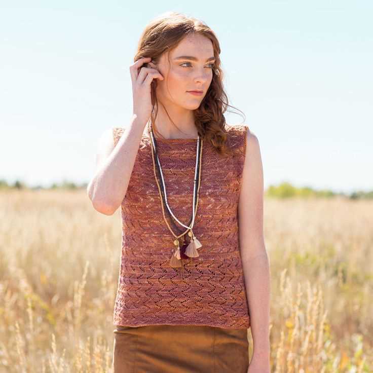 Simple tank top knitting pattern