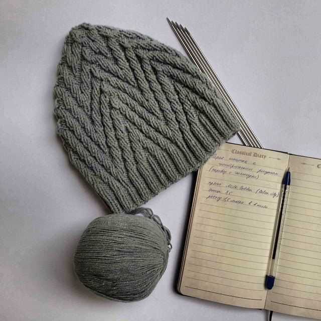 Size 7 knitting needle hat pattern