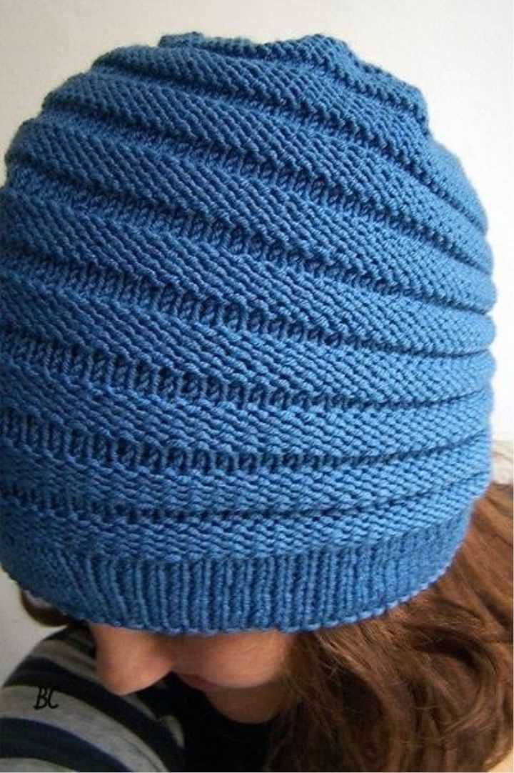 Size 7 knitting needle hat pattern