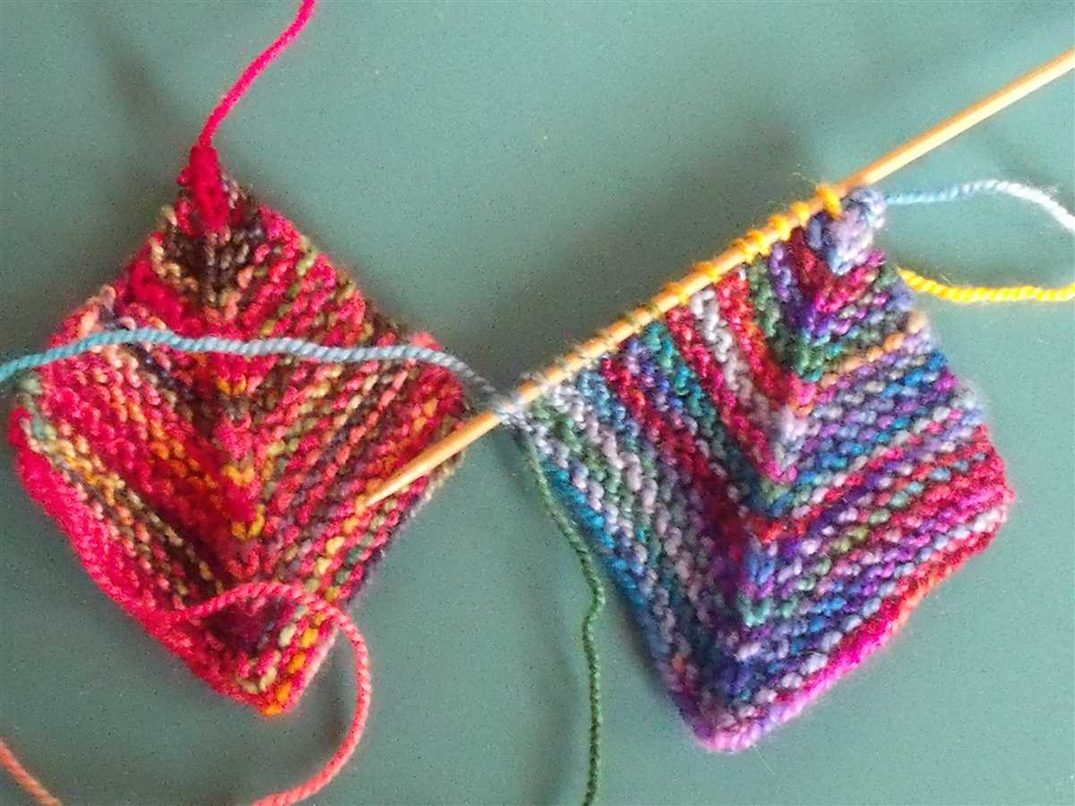Sock yarn blanket knitting pattern