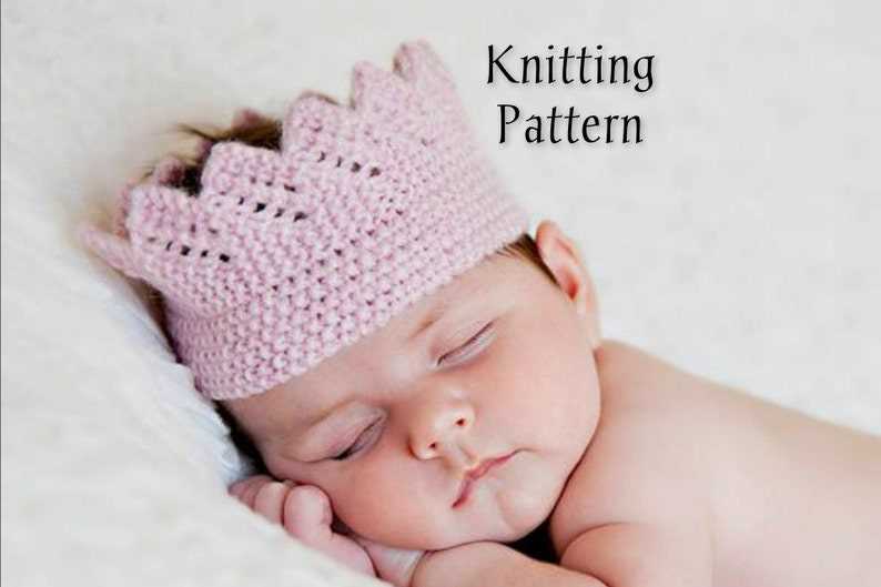 Crown knitting pattern
