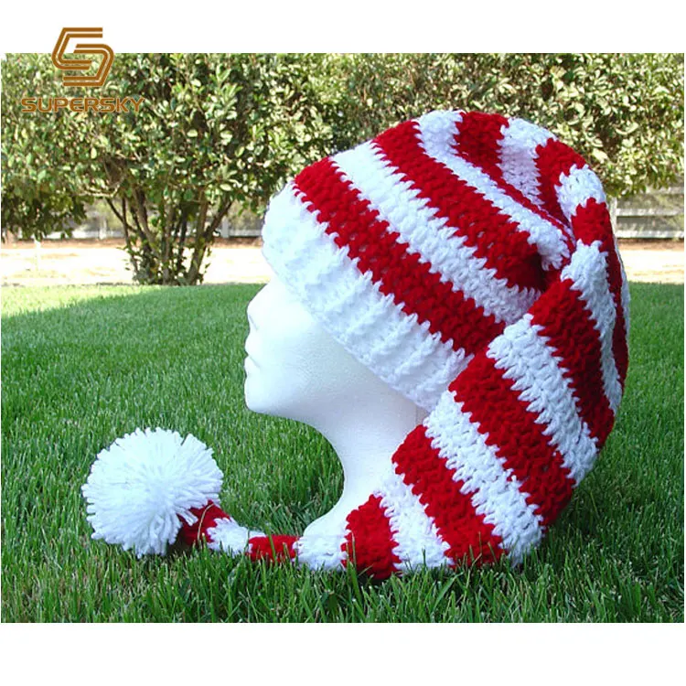 Stocking cap knit pattern