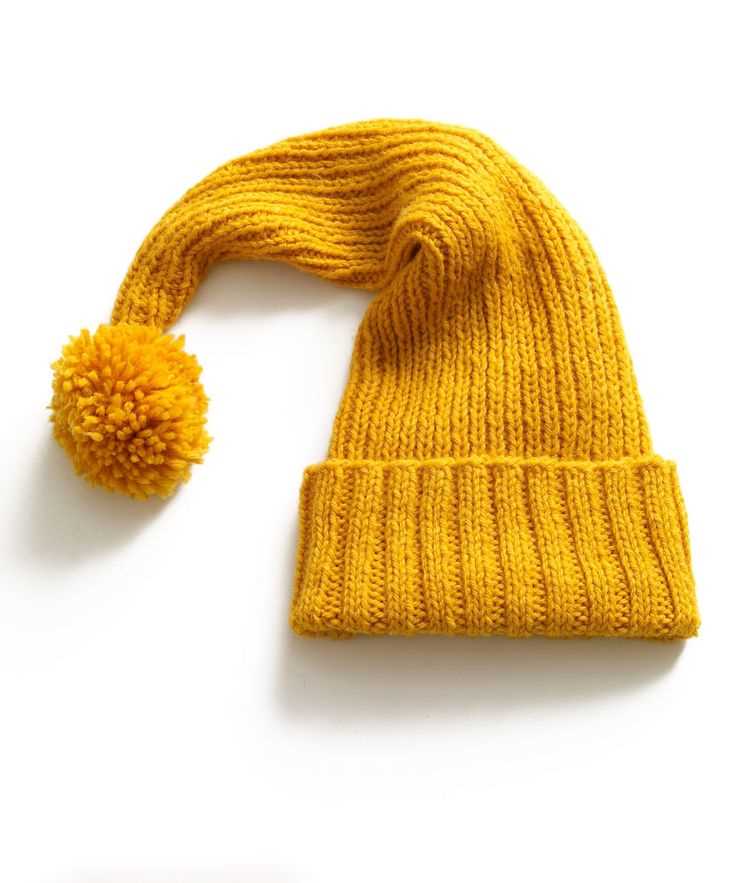 Stocking cap knit pattern