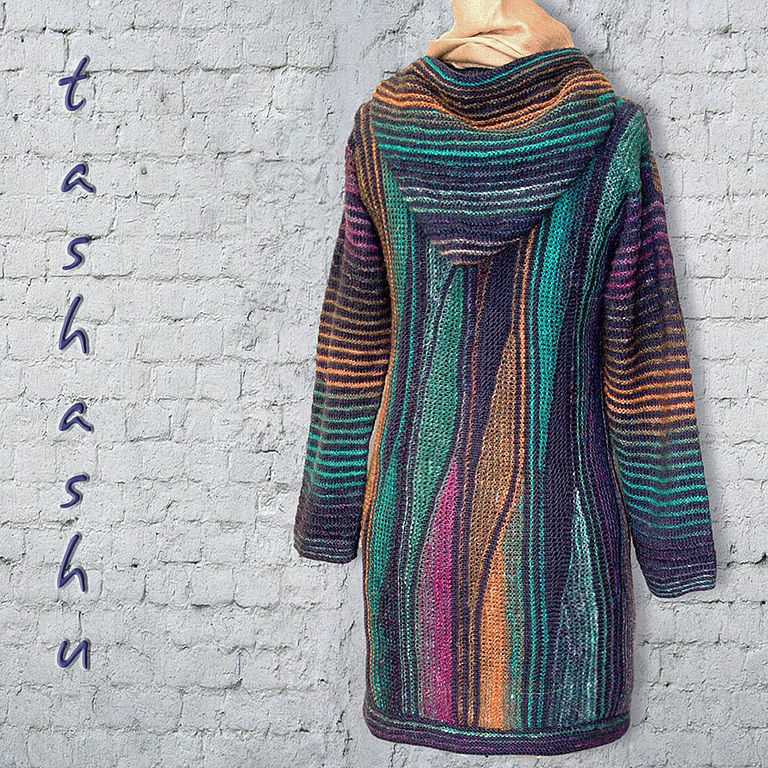 Swing coat knitting pattern